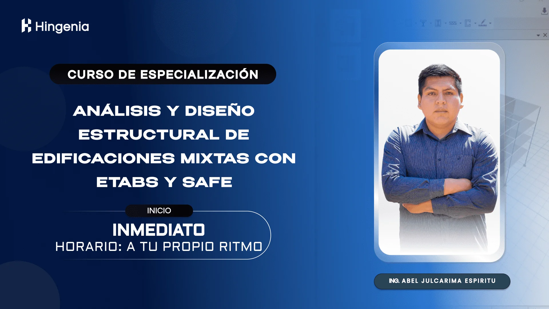 Análisis Y Diseño Estructural De Edificaciones Mixtas Con Etabs Y Safe-Enero 2024