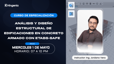 Análisis y Diseño ESTRUCTURAL de Edificaciones en Concreto Armado con ETABS-SAFE-MAYO