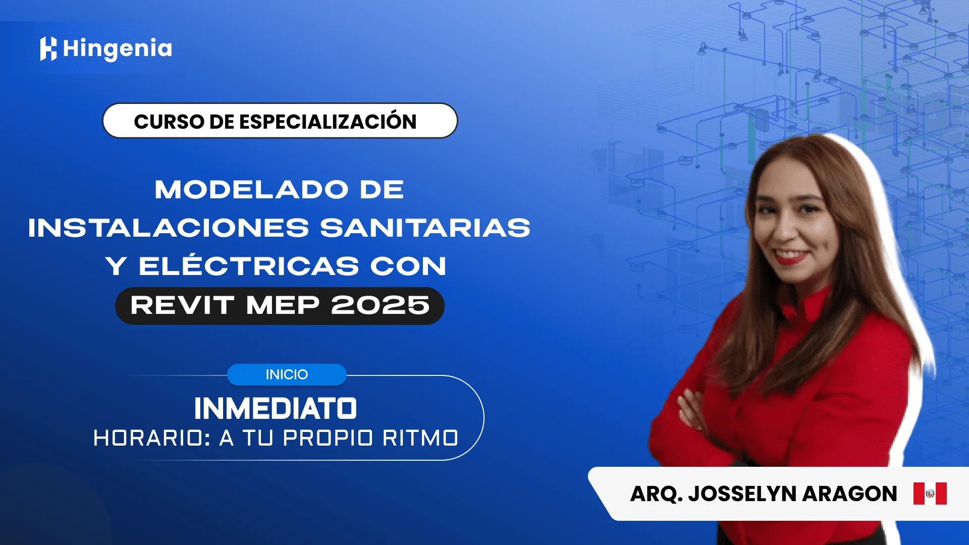 Modelado de instalaciones sanitarias y eléctricas con Revit MEP 2025 – AGOSTO