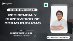 Residencia y Supervisión de Obras Públicas - Julio