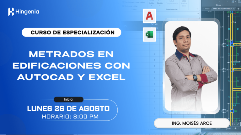 Metrados de Edificaciones con AutoCAD y excel – Agosto