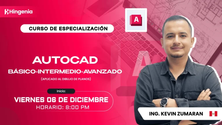 AutoCAD: BÁSICO-INTERMEDIO-AVANZADO – Diciembre