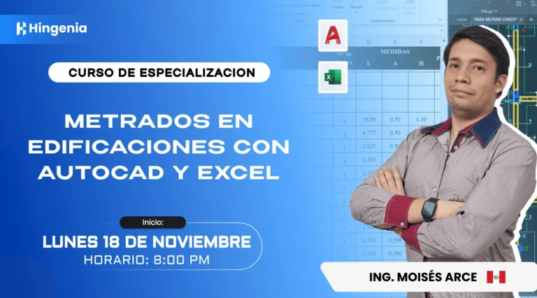 Metrados de Edificaciones con AutoCAD y Excel – Noviembre