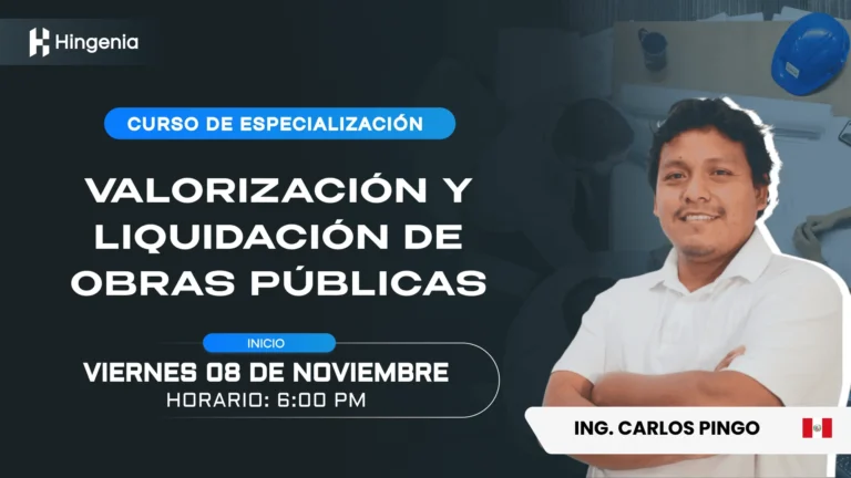 Valorización y Liquidación de Obras Públicas – Noviembre