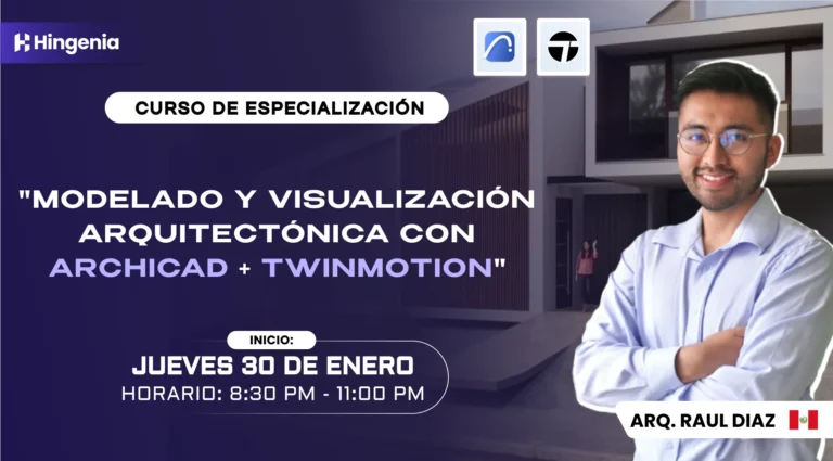 Modelado Y Visualización Arquitectónica con Archicad + Twinmotion – ENERO 2025