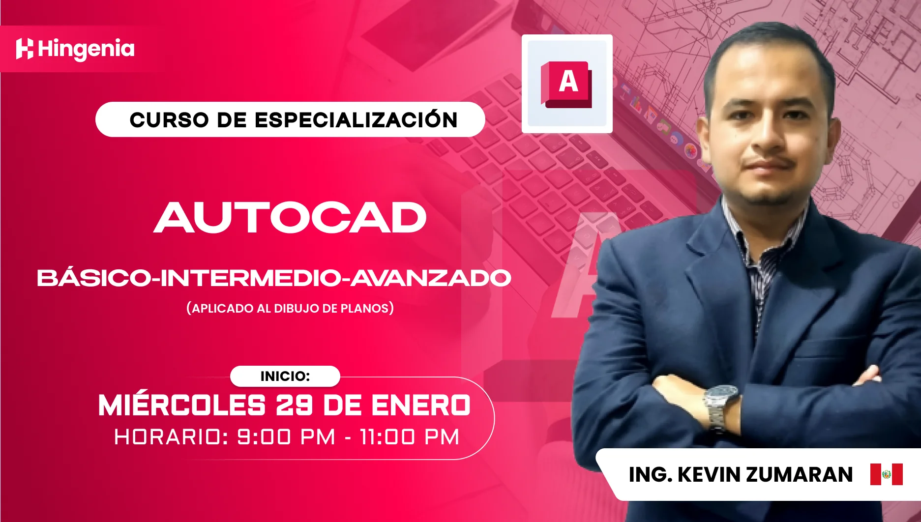 Autocad: Básico – Intermedio – Avanzado – Enero 2025