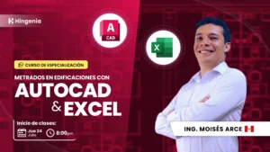 METRADOS EN EDIFICACIONES CON AUTOCAD y EXCEL - JUNIO 2025