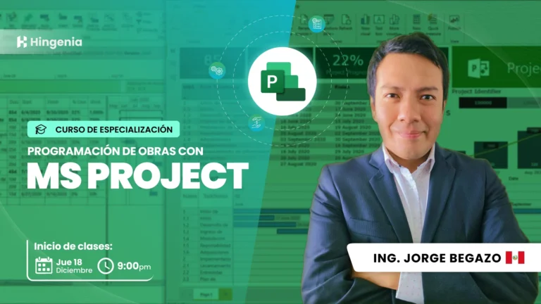 [181225] PROGRAMACIÓN DE OBRAS CON MS PROJECT